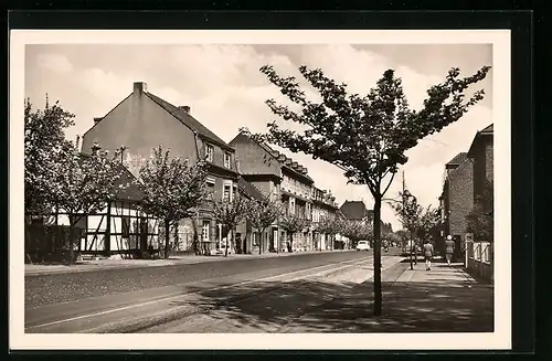 AK Langenfeld /Rhld., Partie in der Hauptstrasse