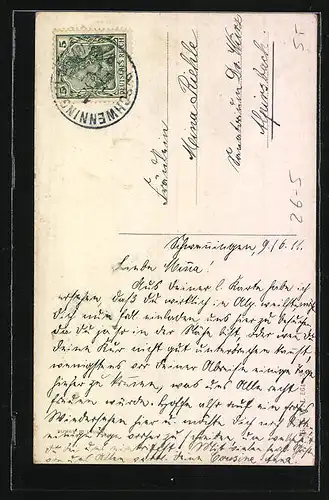 Künstler-AK Karl Feiertag: Kinder tanzen froh