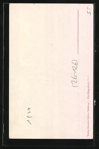 Künstler-AK Edward Theodore Compton: Hohensalzburg, Teilansicht mit Nonnberg