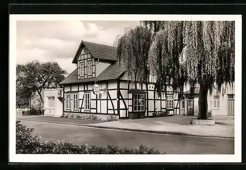 AK Bad Oeynhausen, Gaststätte Zur Oeynhausener Schweiz, Steinstrasse 52