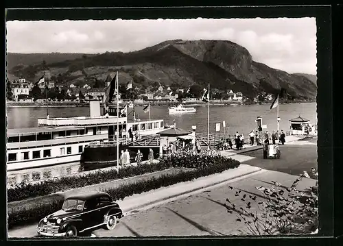 AK Remagen a. Rh., Blick auf Erpel mit Erpeler Ley