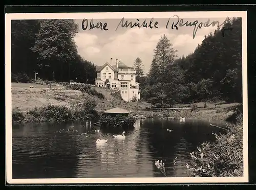 AK Rengsdorf /Westerwald, Hotel Cafe Obere Mühle