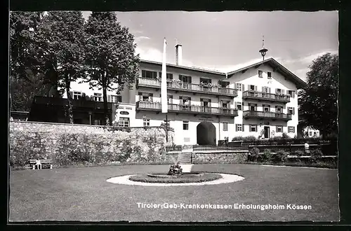 AK Kössen, Tiroler-Geb-Krankenkassen Erholungsheim mit Park