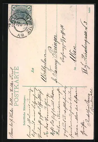 AK Zell /Zillertal, Ortsansicht aus der Vogelschau