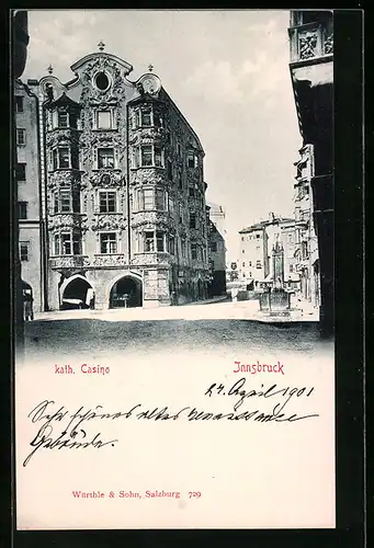AK Innsbruck, Partie am kath. Casino