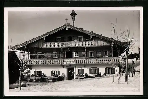 AK Kirchberg, Schroll`s Alpen-Gasthaus