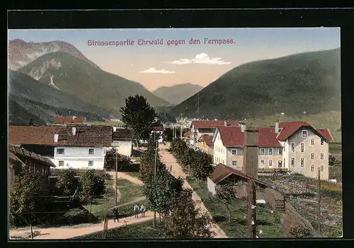 AK Ehrwald, Strassenpartie gegen den Fernpass