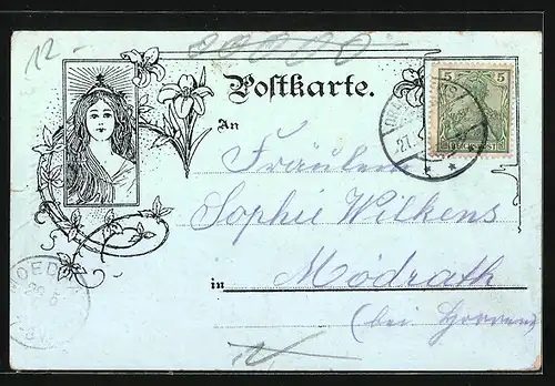 Lithographie Drachenfels, Ruine Drachenfels