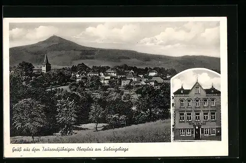 AK Oberpleis am Siebengebirge, Hotel zur Post, Totalansicht