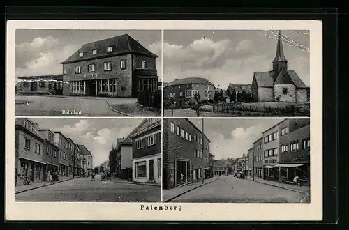 AK Palenberg, Bahnhof, Kirche