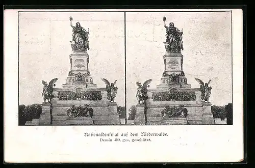 Stereo-AK Niederwald, Das Nationaldenkmal