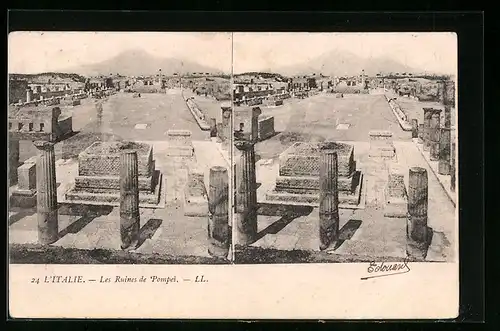 Stereo-AK Pompei, Les Ruines