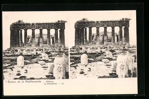 Stereo-AK Athenes, Le Parthénon