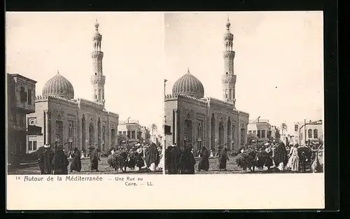 Stereo-AK Caire, Une Rue