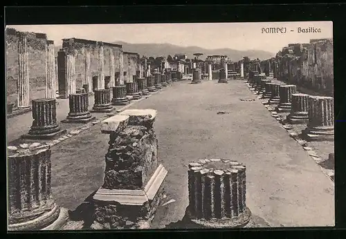 AK Pompej, Basilica, Säulen