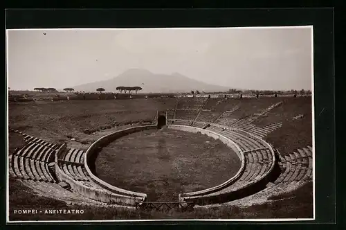 AK Pompei, Blick auf Anfiteatro