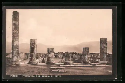 AK Pompei, Panorama dal Tempio di Giove