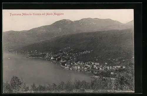 AK Abbazia-Volosca, Panorama mit Monte Maggiore