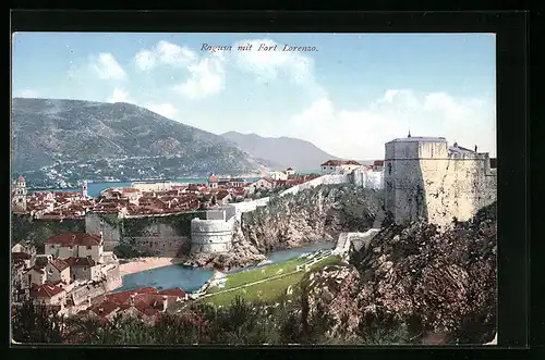 AK Ragusa, Panorama mit Fort Lorenzo