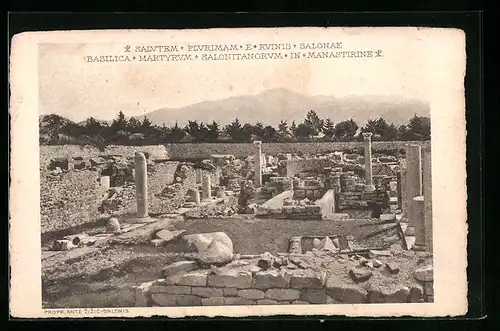 AK Solin, Basilica Martyrum Salonitanorum in Manastirine