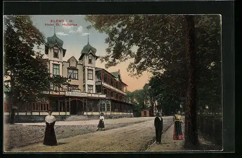 AK Elend i. H., Hotel St. Hubertus