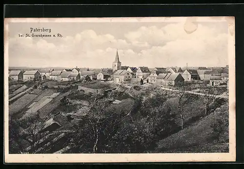 AK St. Goarshausen a. Rh., Patersberg mit Kirche