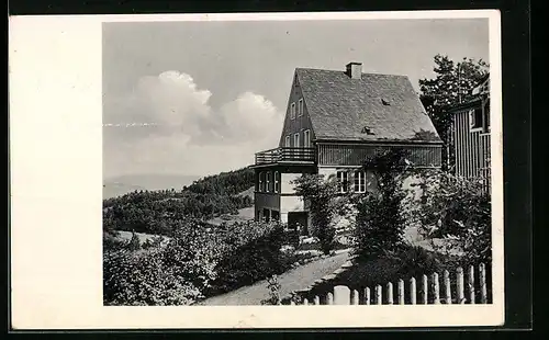 AK Rudolstadt in Thür., Ferienheim auf Schwarzenshof