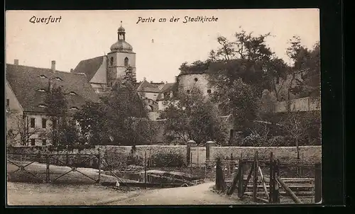 AK Querfurt, Partie an der Stadtkirche