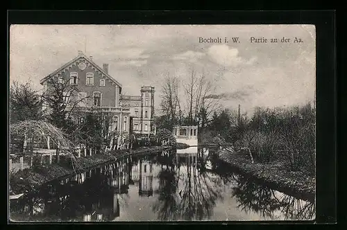 AK Bocholt i. W., Partie an der Aa