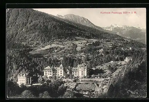 AK Passugg, Panorama mit Kurhaus Passugg