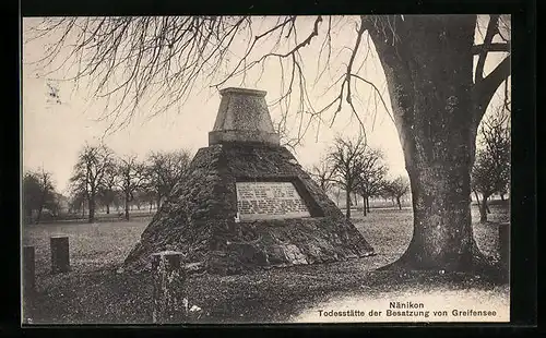 AK Nänikon, Todesstätte der Besatzung von Greifensee