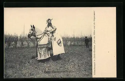 AK Zürich-Wiedikon, Volksschauspiel Karl der Kühne und die Eidgenossen, Hans Waldmann