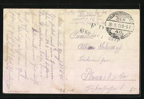 Künstler-AK Arthur Thiele: Das Ständchen