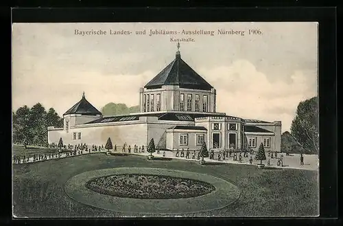 AK Nürnberg, Bayerische Landes- und Jubiläums-Ausstellung 1906, Kunsthalle