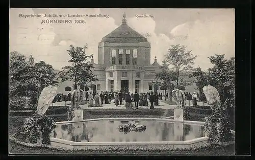 AK Nürnberg 1906, Bayerische Jubiläums-Landes-Ausstellung 1906, Kunsthalle