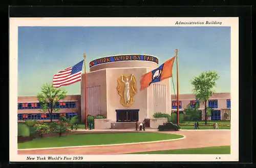 AK New York, World`s Fair 1939, Administration Building