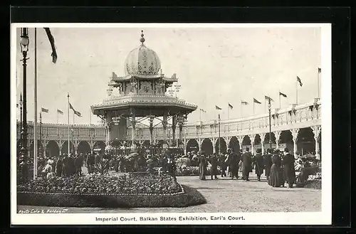 AK London, Balkan States Exhibition, Imperial Court, Earl`s Court