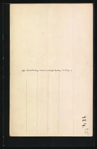 AK Musee du Luxembourg, E. Dagonet, Eve apres le peche