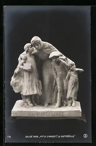 AK Salon 1908, Mme. B. Girardet La Maternelle