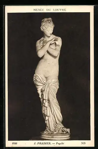 AK Musee du Louvre, J. Pradier, Psyche