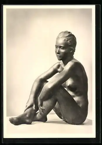 AK Rudolf Agricola: Sitzendes Mädchen