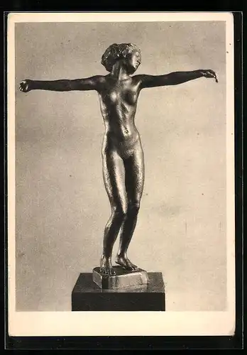 AK Georg Kolbe, Tänzerin, Bronze