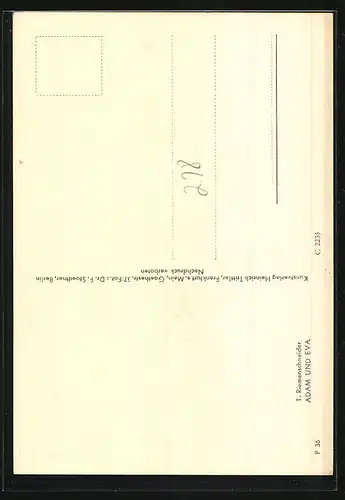 AK T. Riemenschneider, Adam und Eva