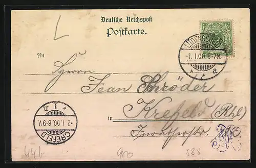 Lithographie Lüdenscheid, Café Noelle, Panorama