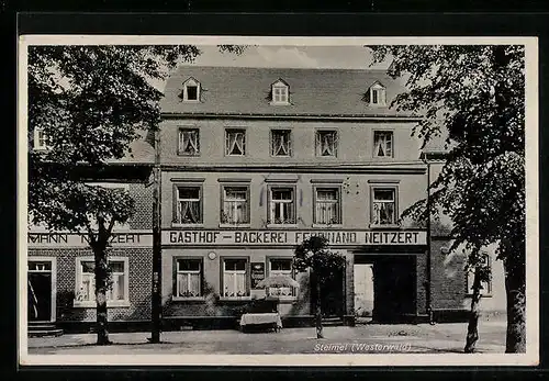 AK Steimel i. Westerwald, Gasthof-Bäckerei Ferdinand Neitzert