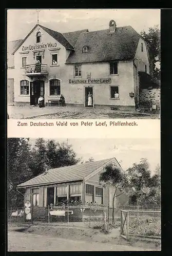 AK Pfaffenheck, Gasthaus zum deutschen Wald von Peter Loef