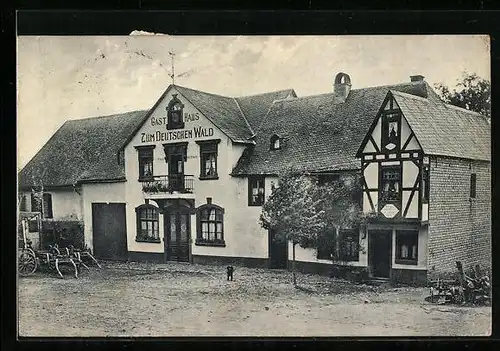 AK Pfaffenheck /Hunsrück, Gasthaus zum Deutschen Wald