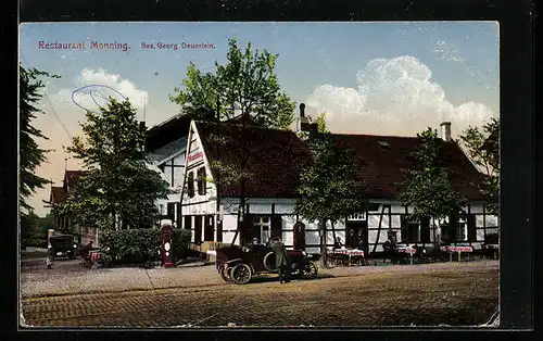 AK Monning, Restaurant von Georg Deuerlein in der Strassenansicht