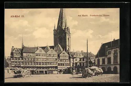 AK Alt-Kiel, Am Markt, Persianische Häuser