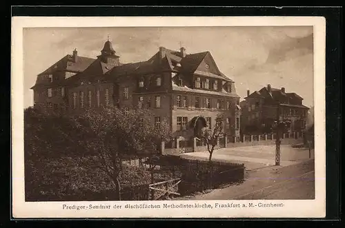 AK Frankfurt a. M.-Ginnheim, Prediger-Seminar der Bischöflichen Methodistenkirche